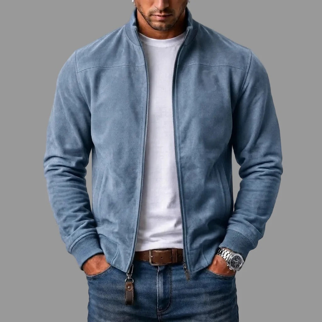 Corrado | Suede-Look Bomber Jacket
