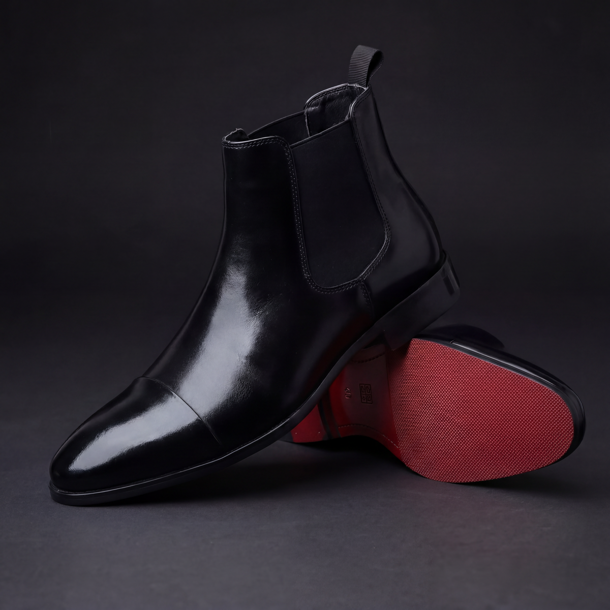 Calvino | Cap-Toe Leather Chelsea Boot