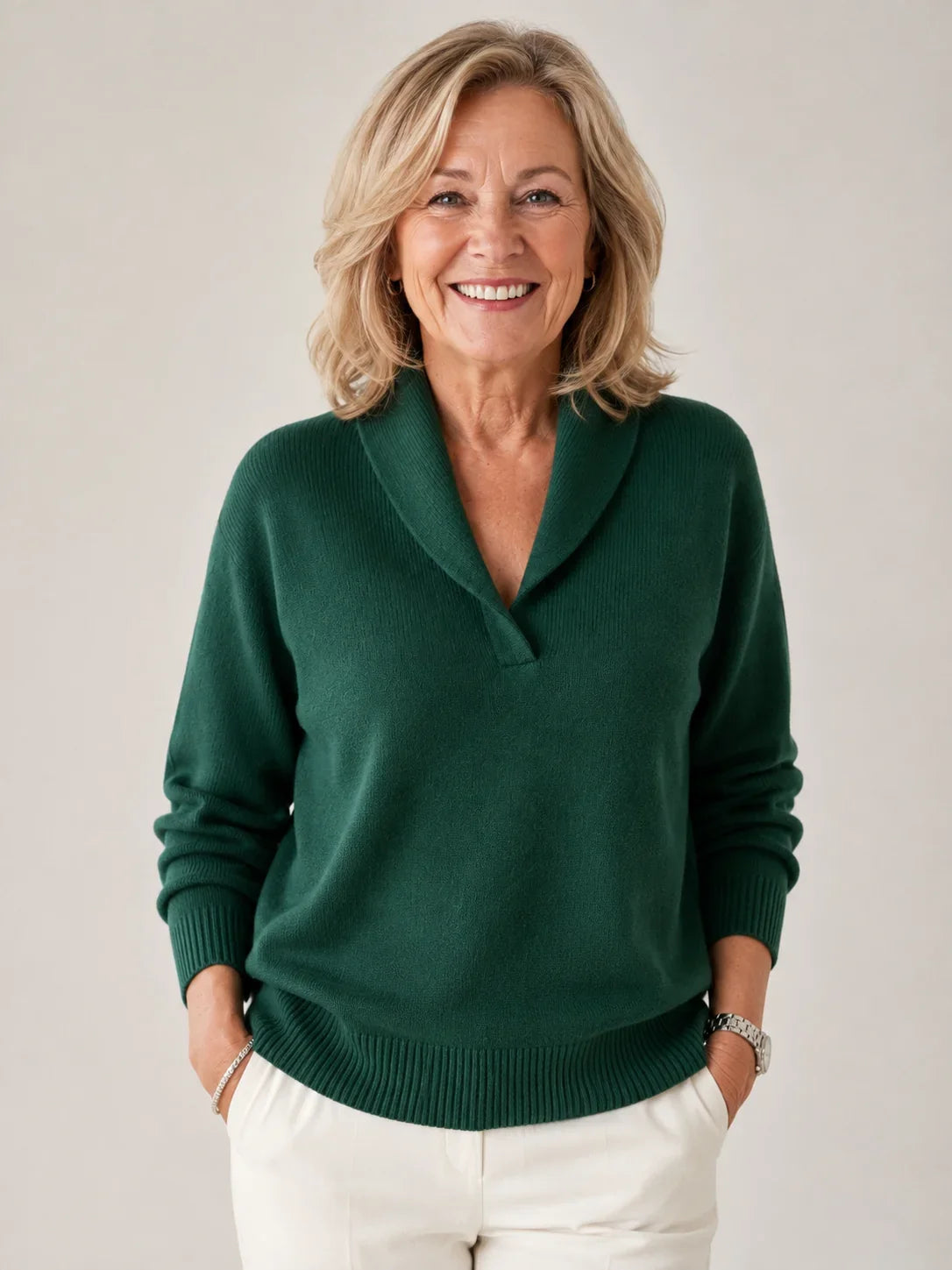 Elowen | Cosy V-Neck Jumper