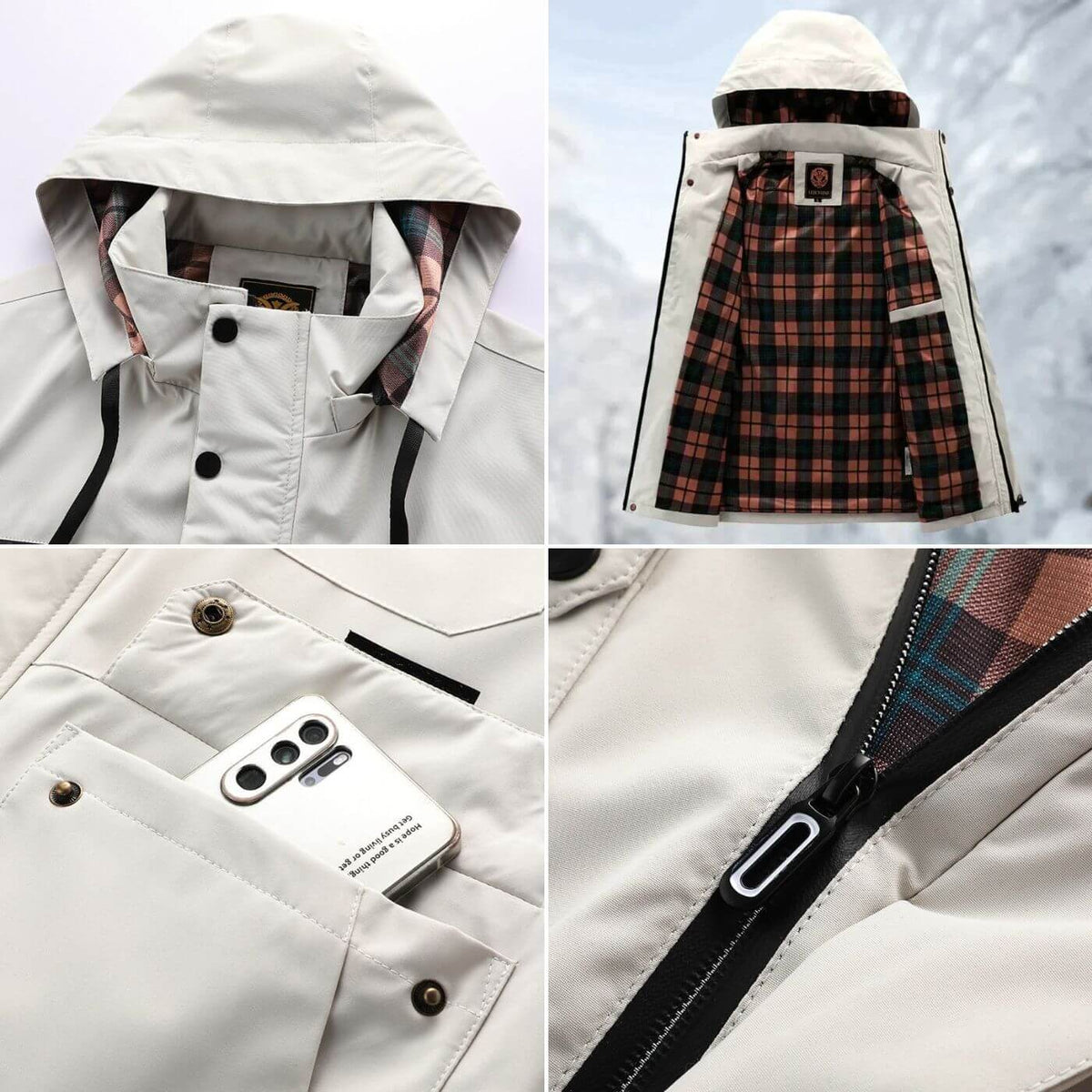 Eric | Waterproof Hooded Jacket