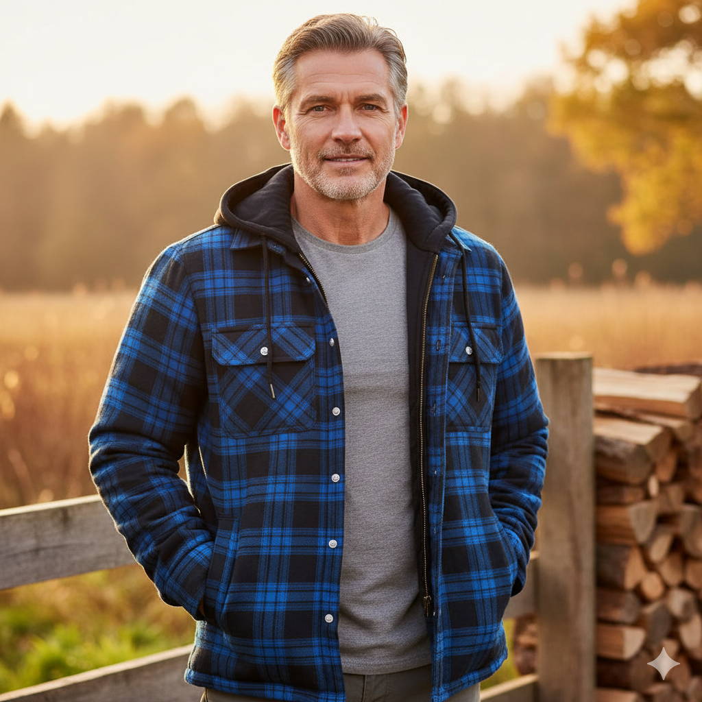 Torben | Hooded Check Gilet