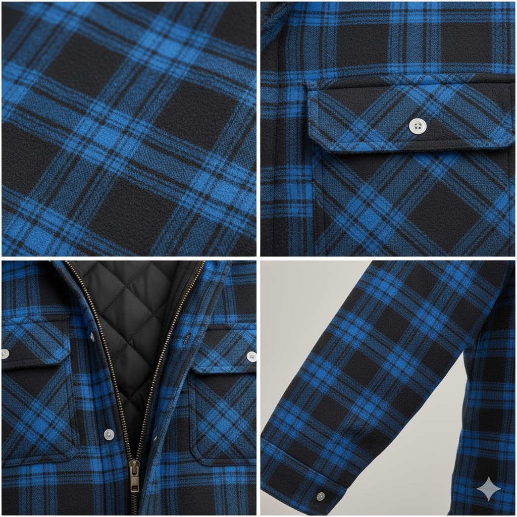 Torben | Hooded Check Gilet
