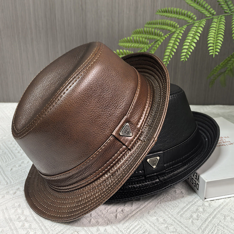 Rinaldi | Full Grain Leather Trilby