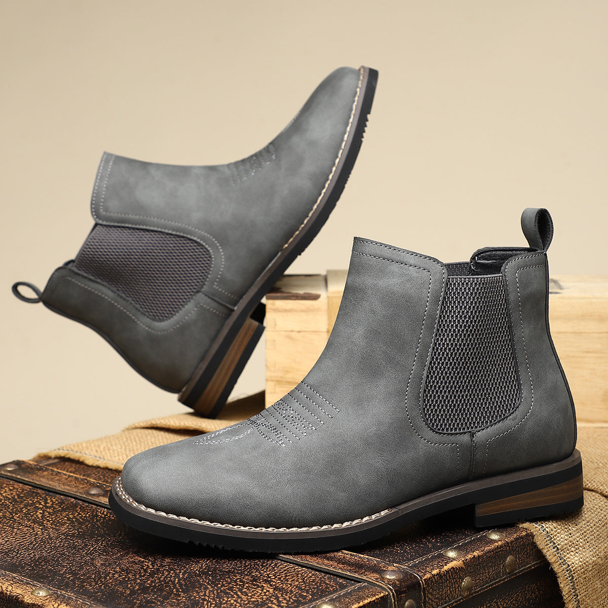 Colby | Elasticated Chelsea Boot