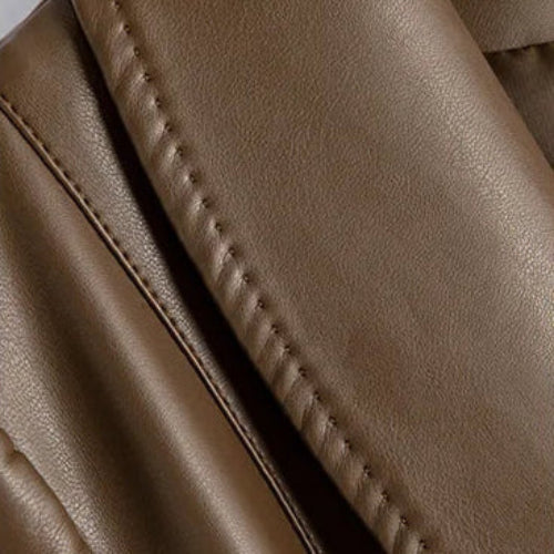Monaco | Leather-Look Blazer