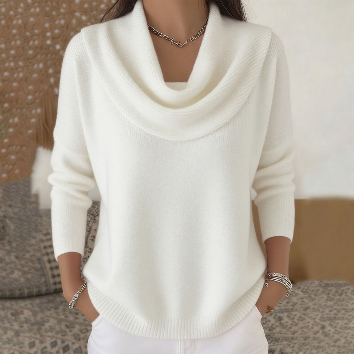Iole | Cowl Neck Jumper