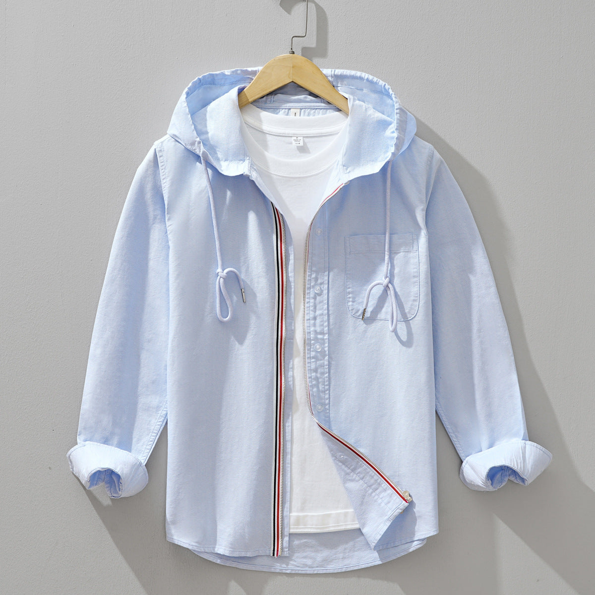Lido | Long-Staple Cotton Hooded Shirt