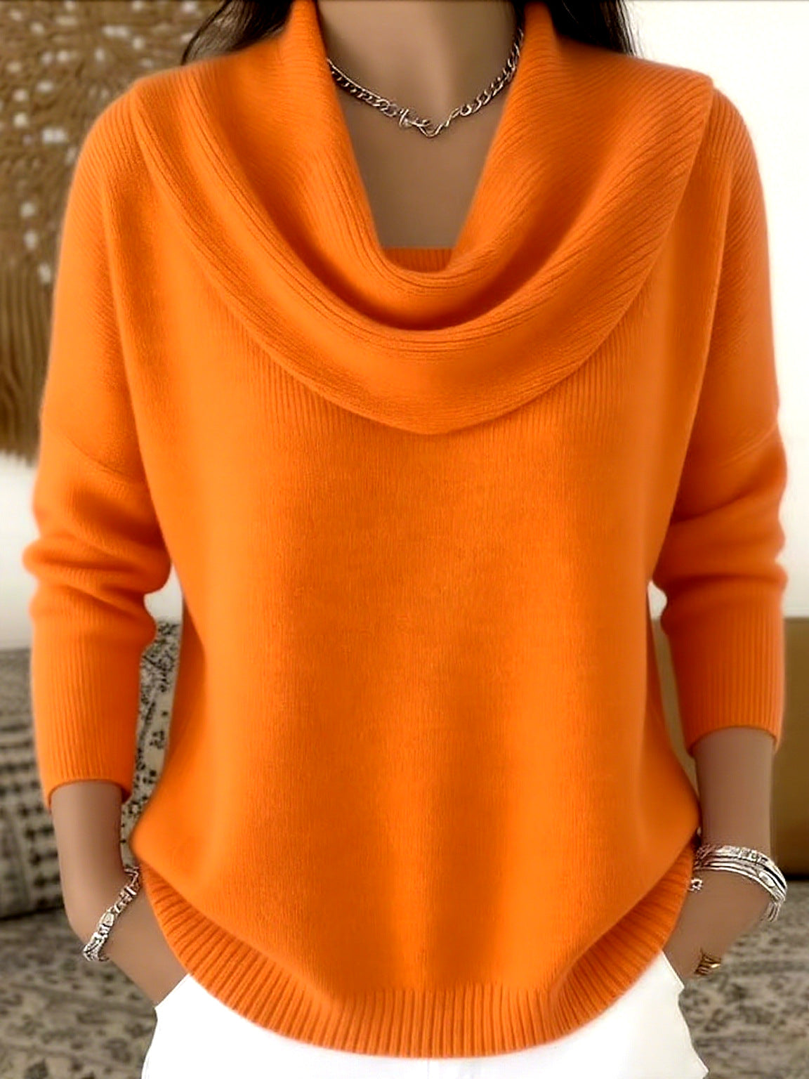 Iole | Cowl Neck Jumper
