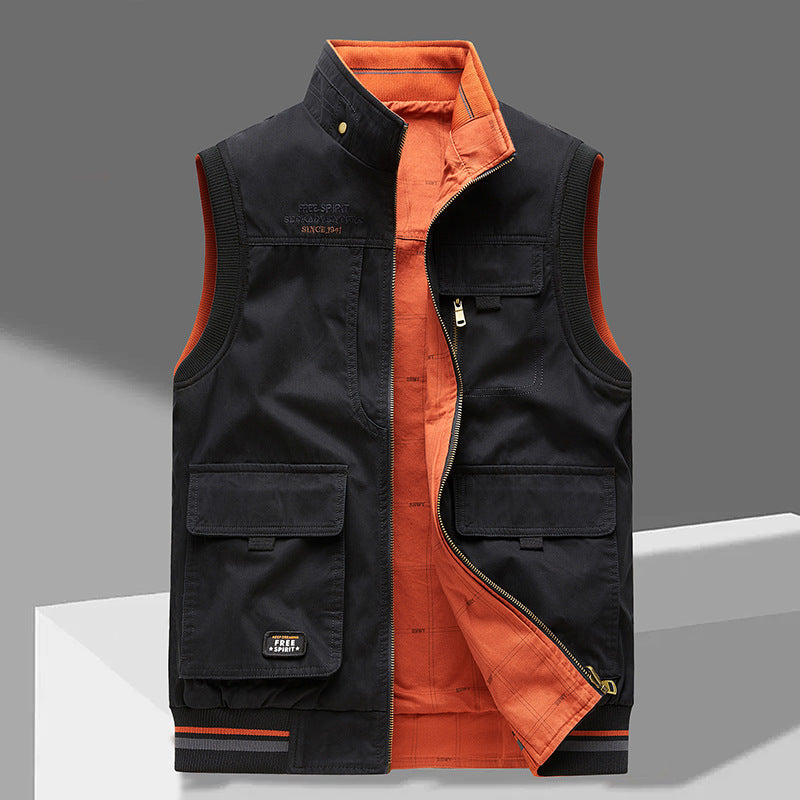 Atlas | Reversible Cotton Gilet