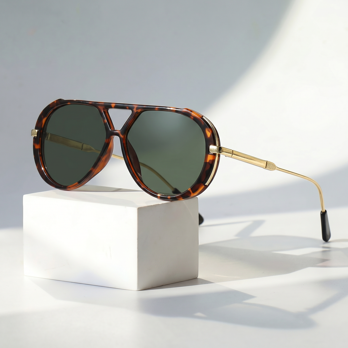 Panther | Double-Bridge Aviator Sunglasses