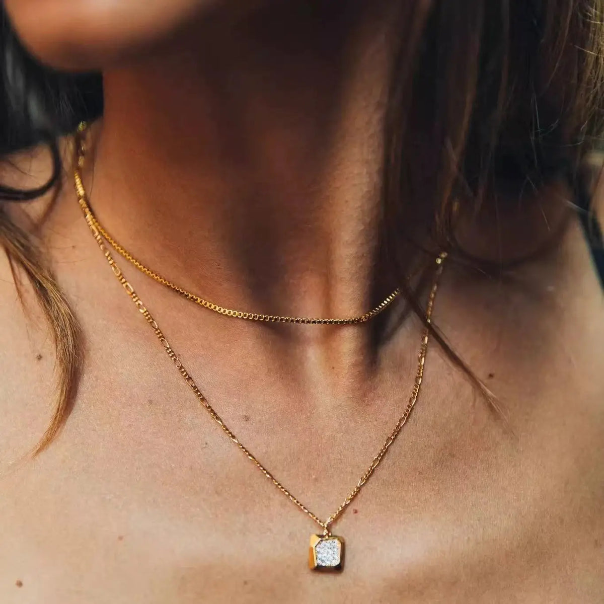 Flynn | Fine Box Chain Necklace