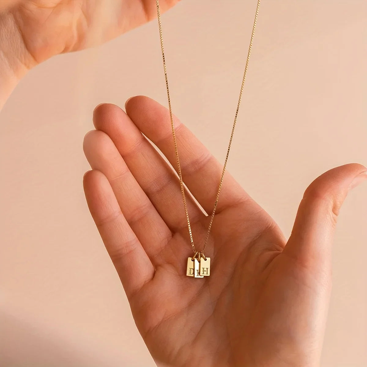 Ivy | Initial Pendant Necklace