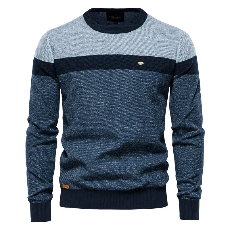 Magnus | Ribbed Cotton Crew Jumper