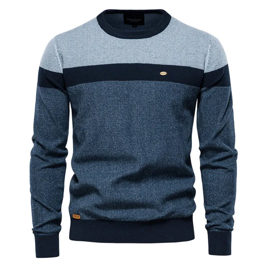 Magnus | Ribbed Cotton Crew Jumper