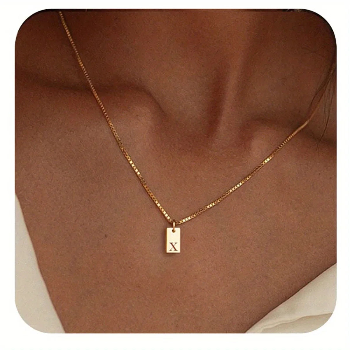 Ivy | Initial Pendant Necklace