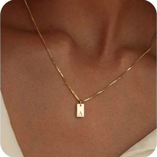 Ivy | Initial Pendant Necklace
