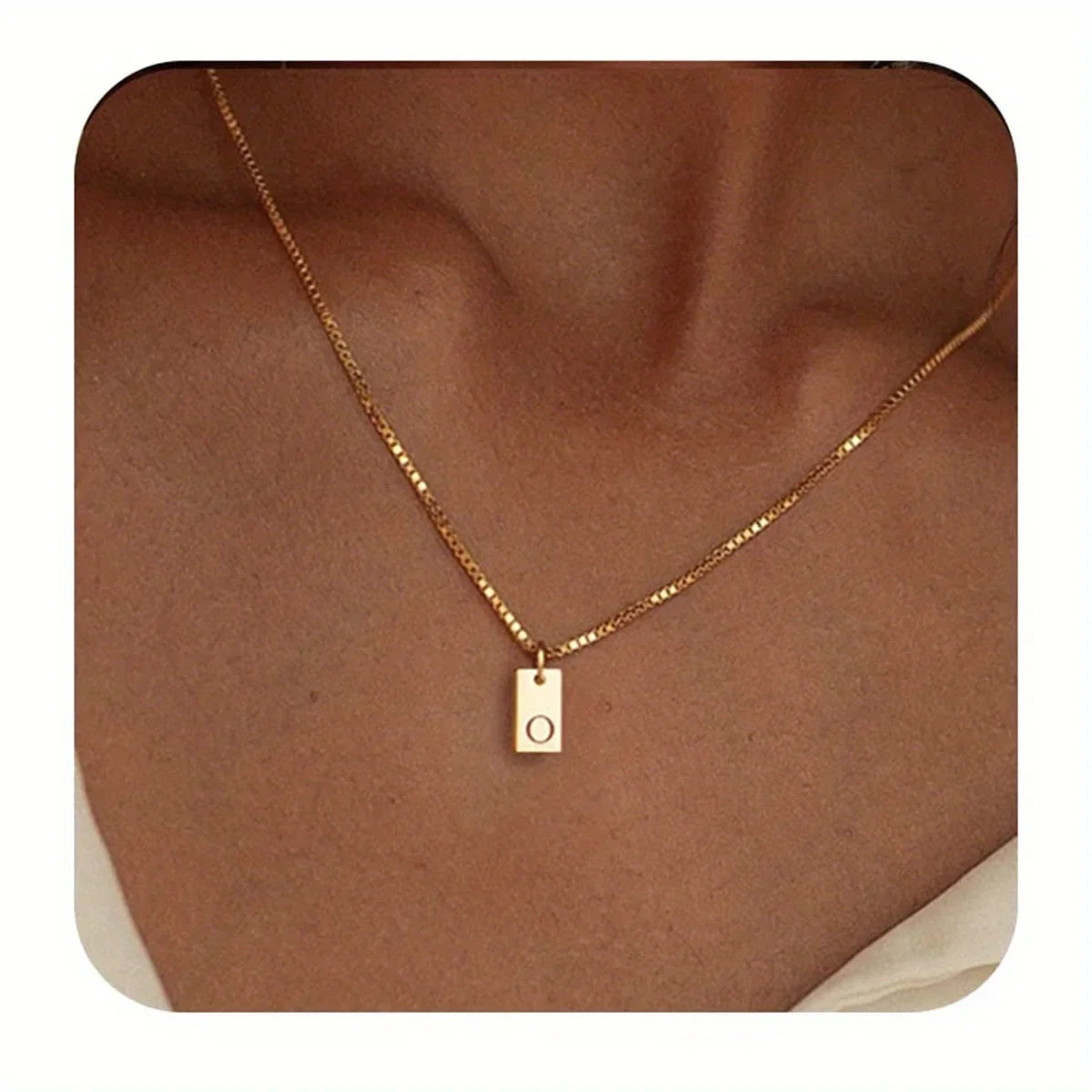 Ivy | Initial Pendant Necklace