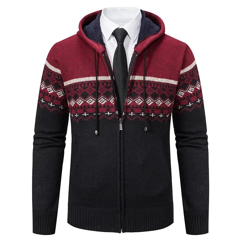 Felix | Patterned Thick-Knit Cardigan