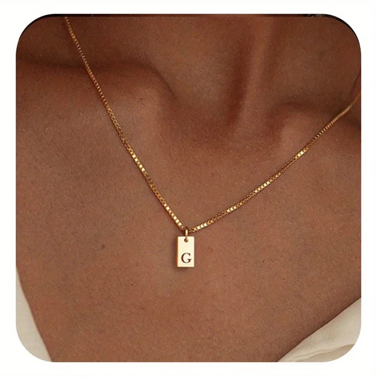 Ivy | Initial Pendant Necklace