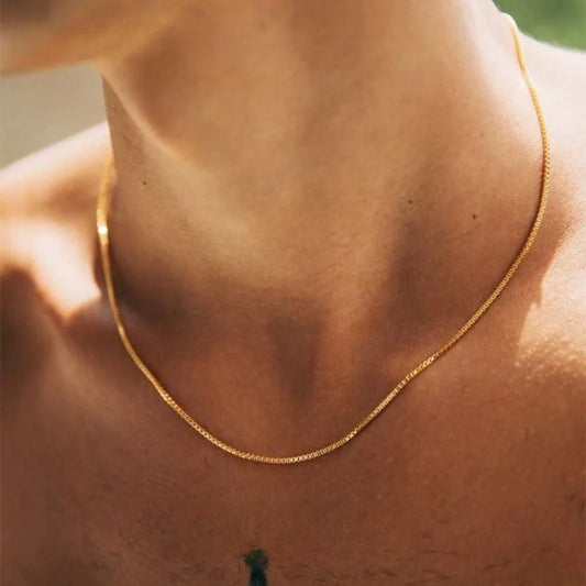 Flynn | Fine Box Chain Necklace