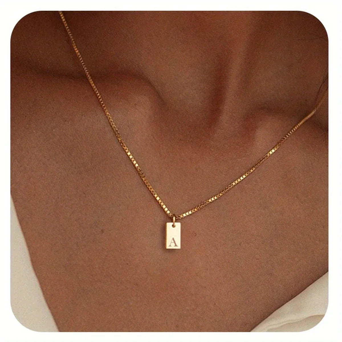 Ivy | Initial Pendant Necklace