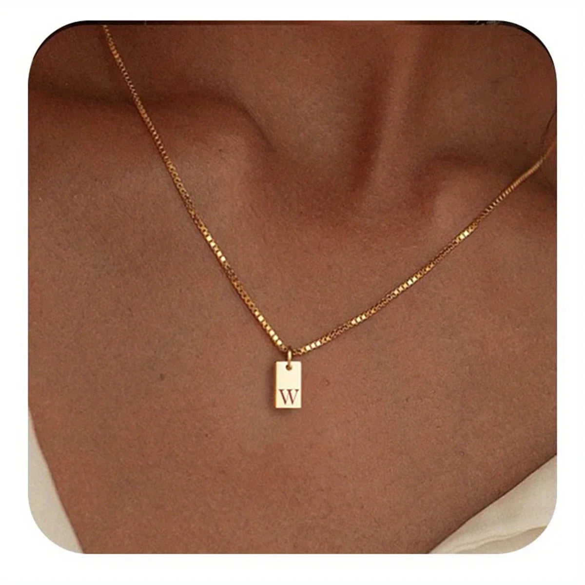 Ivy | Initial Pendant Necklace