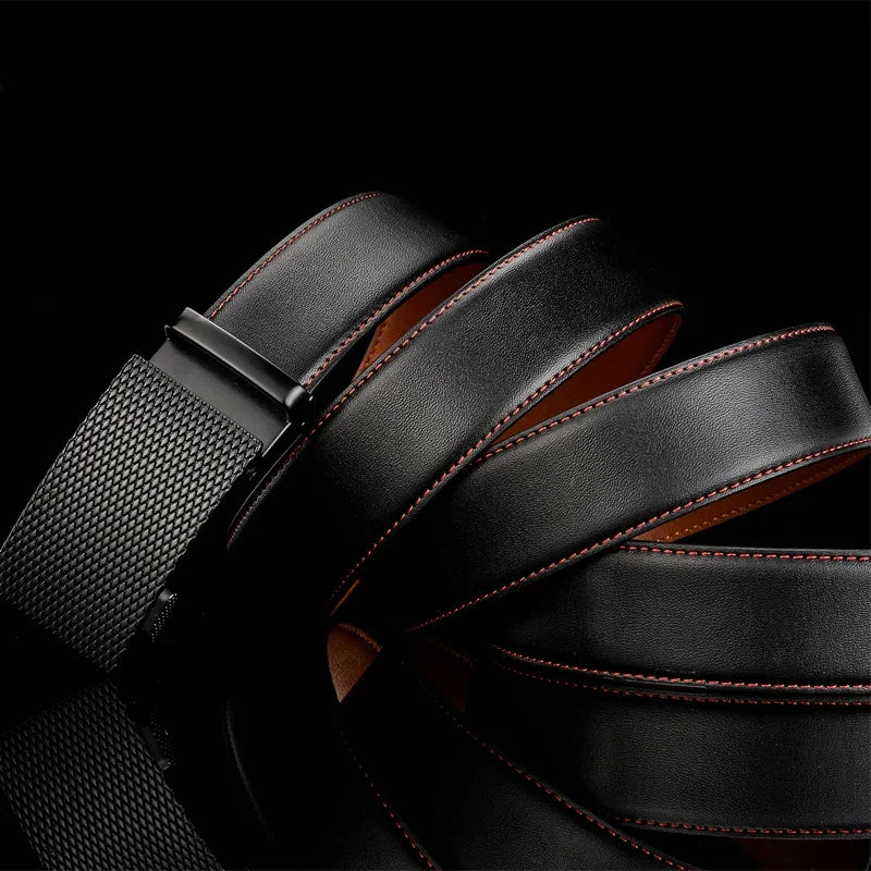 Ellery | Automatic Buckle Leather Belt