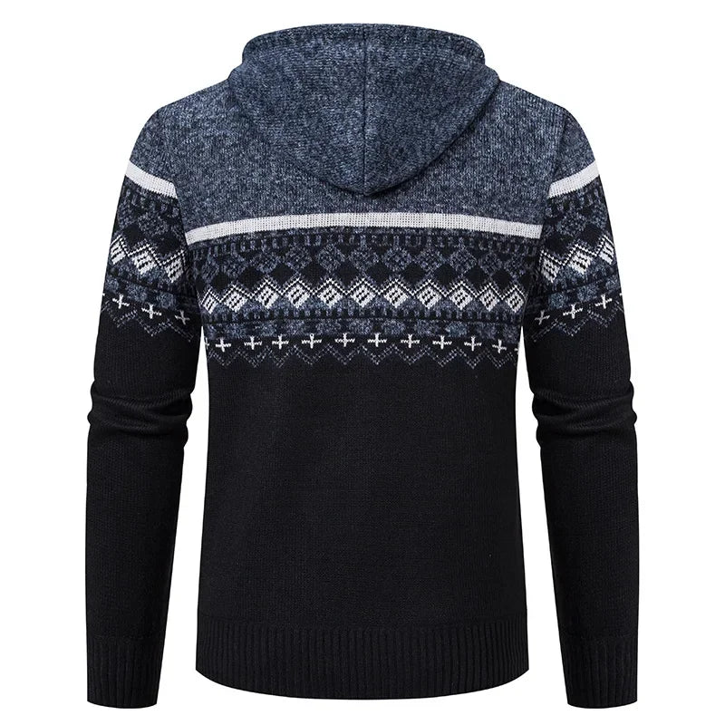 Felix | Patterned Thick-Knit Cardigan