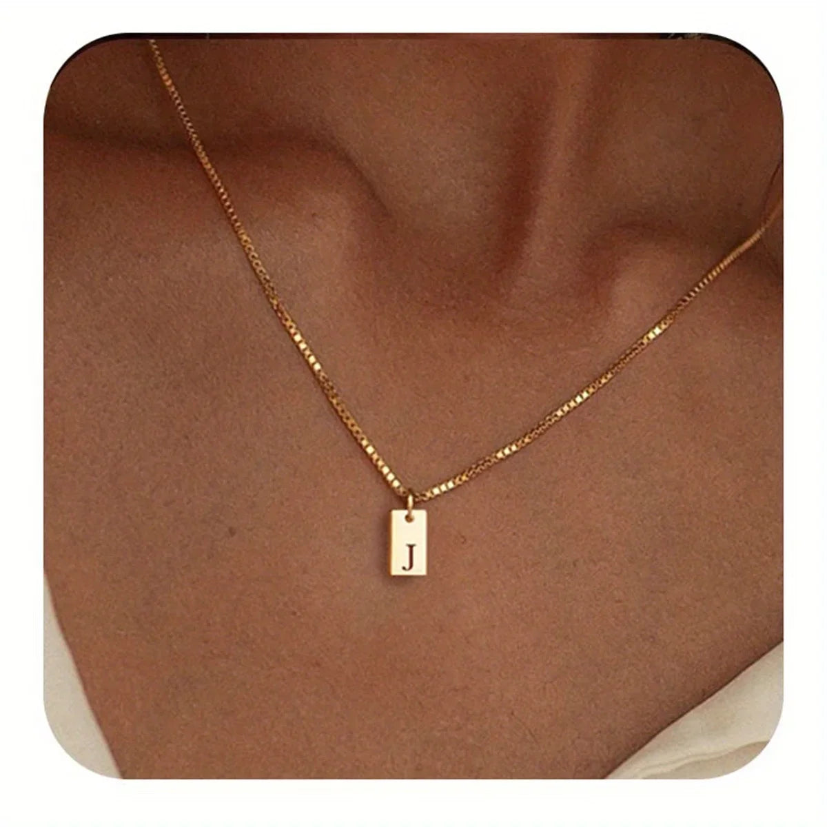 Ivy | Initial Pendant Necklace