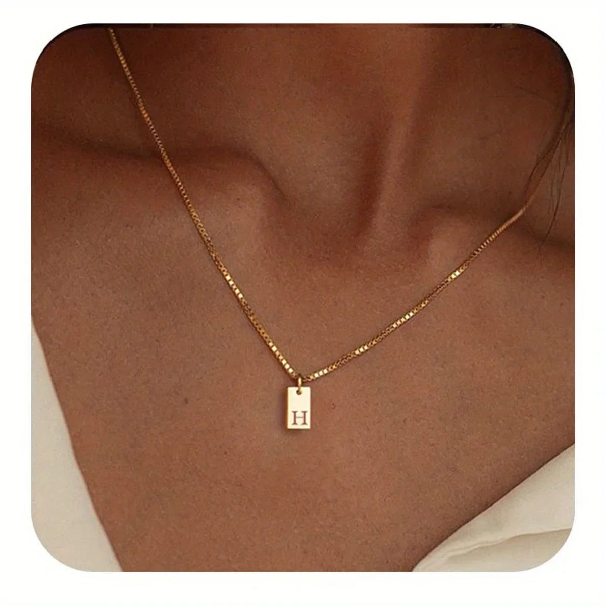 Ivy | Initial Pendant Necklace