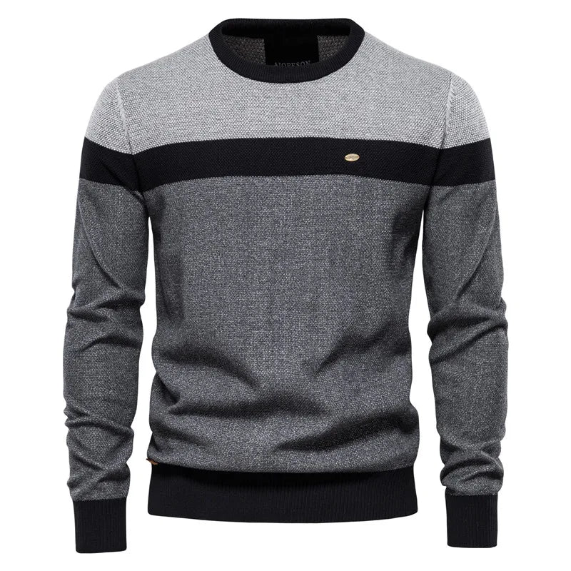 Magnus | Ribbed Cotton Crew Jumper