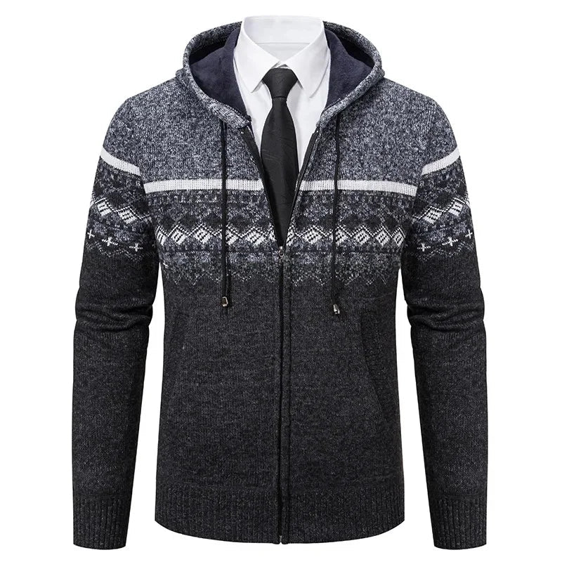 Felix | Patterned Thick-Knit Cardigan
