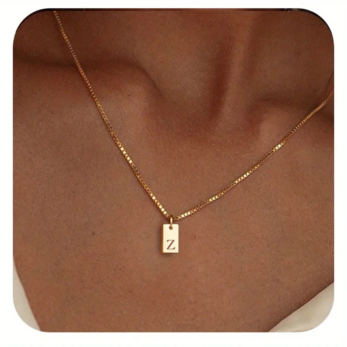 Ivy | Initial Pendant Necklace