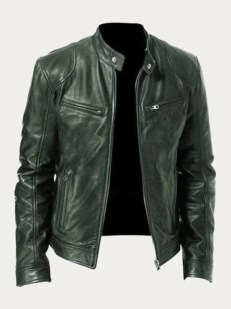 Mike | Vegan Leather Biker Jacket