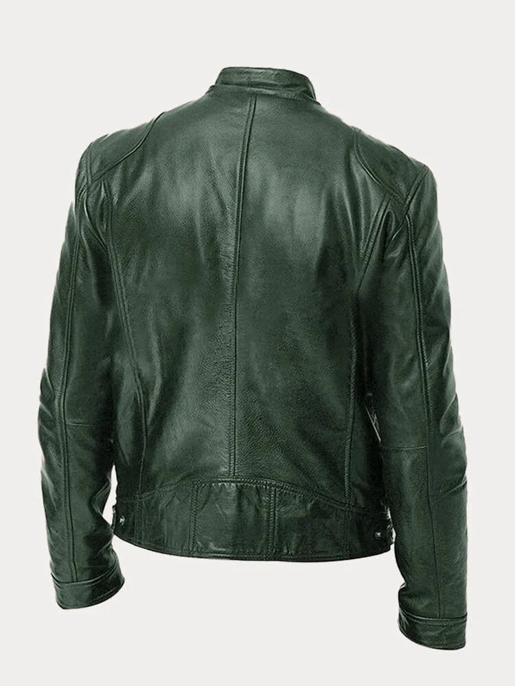 Mike | Vegan Leather Biker Jacket