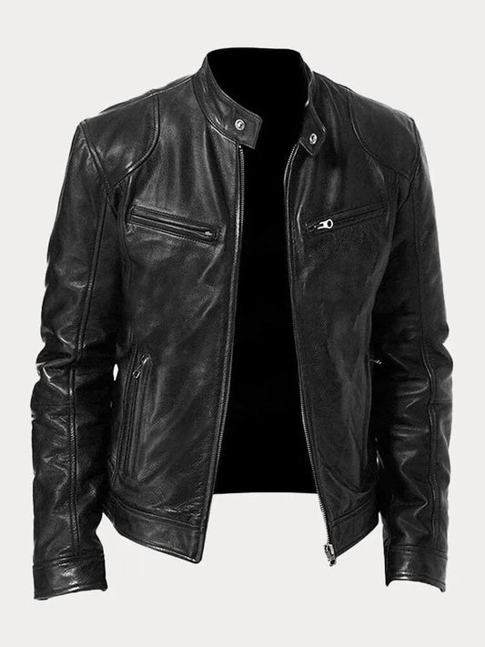 Mike | Vegan Leather Biker Jacket