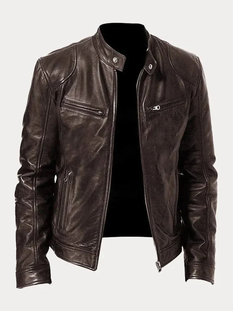 Mike | Vegan Leather Biker Jacket