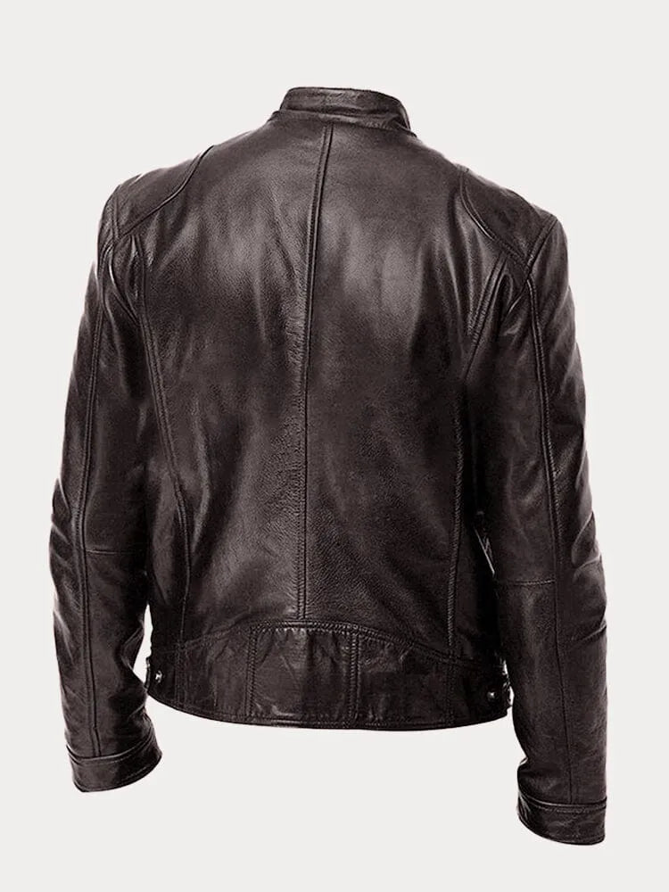 Mike | Vegan Leather Biker Jacket