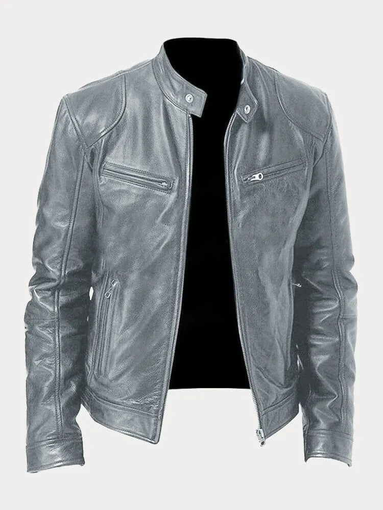 Mike | Vegan Leather Biker Jacket