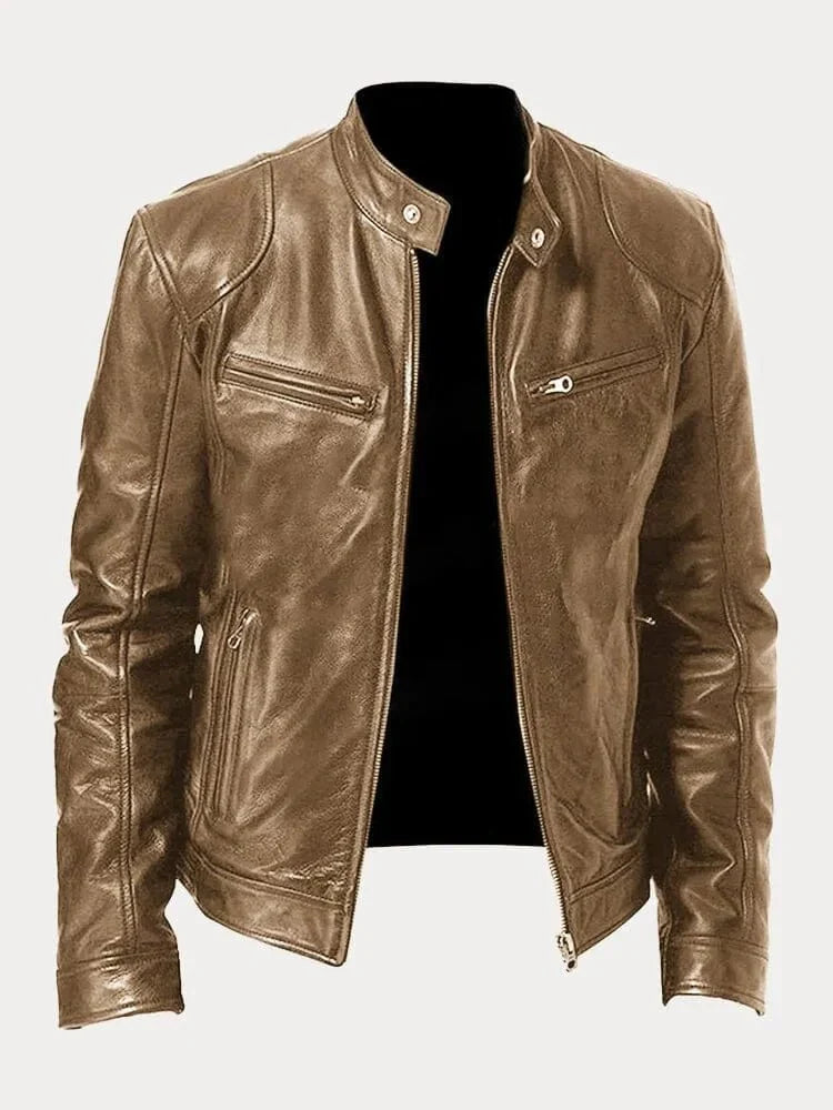 Mike | Vegan Leather Biker Jacket