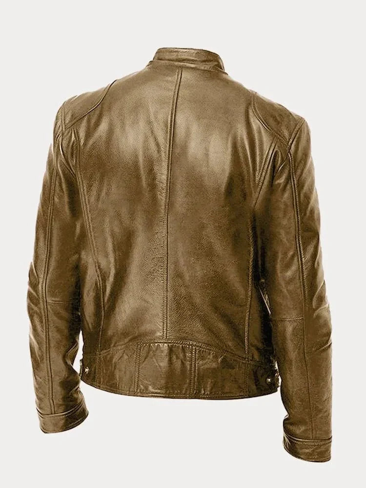 Mike | Vegan Leather Biker Jacket