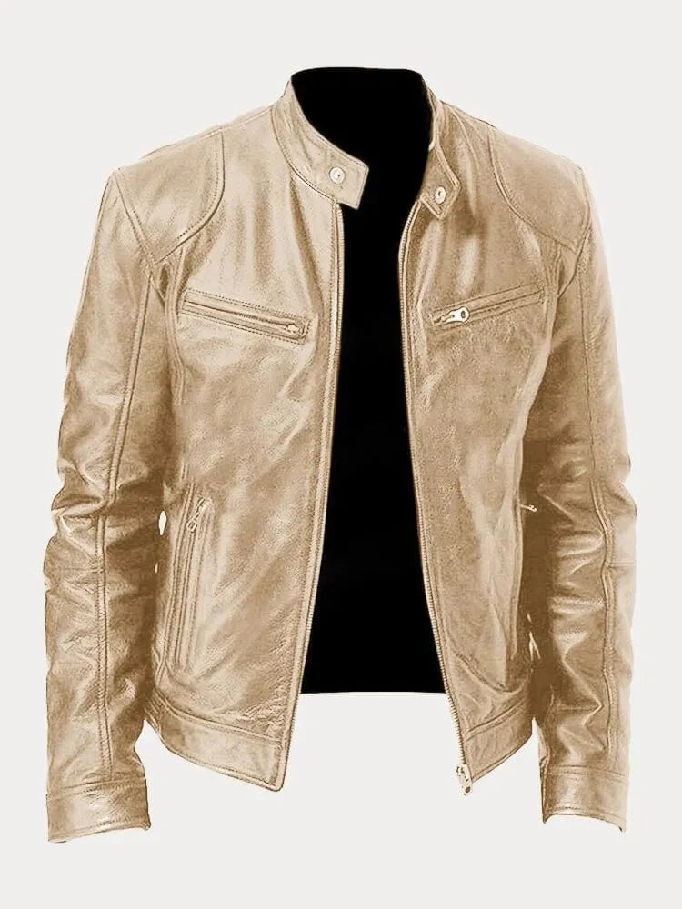 Mike | Vegan Leather Biker Jacket