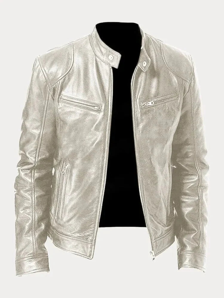 Mike | Vegan Leather Biker Jacket