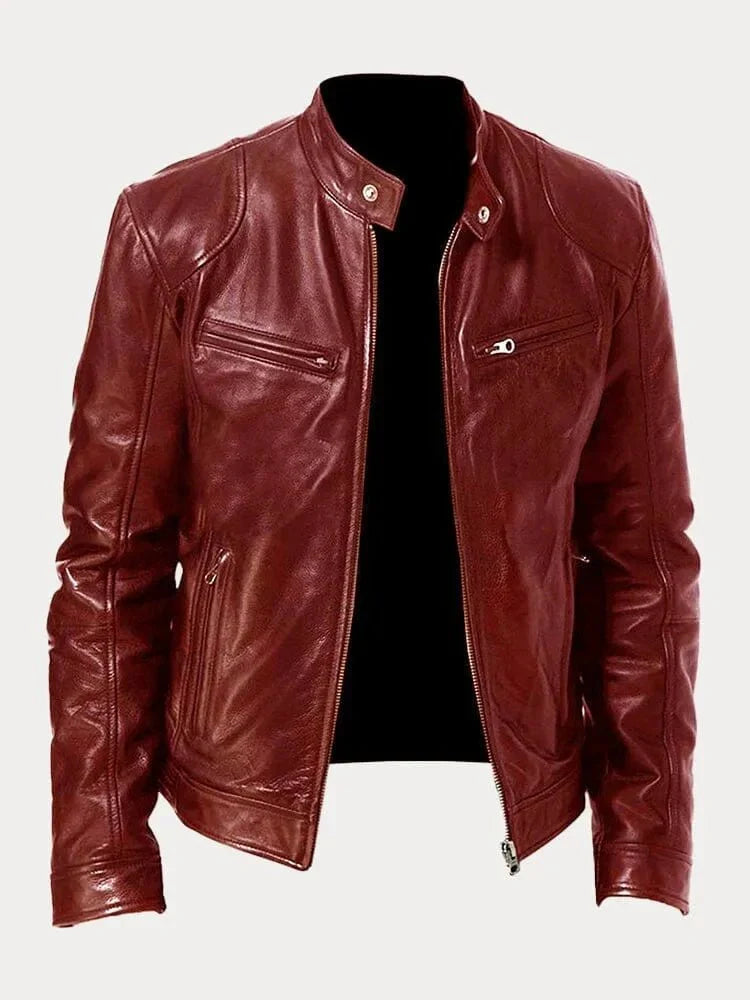Mike | Vegan Leather Biker Jacket