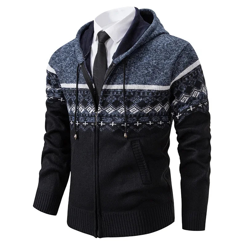 Felix | Patterned Thick-Knit Cardigan