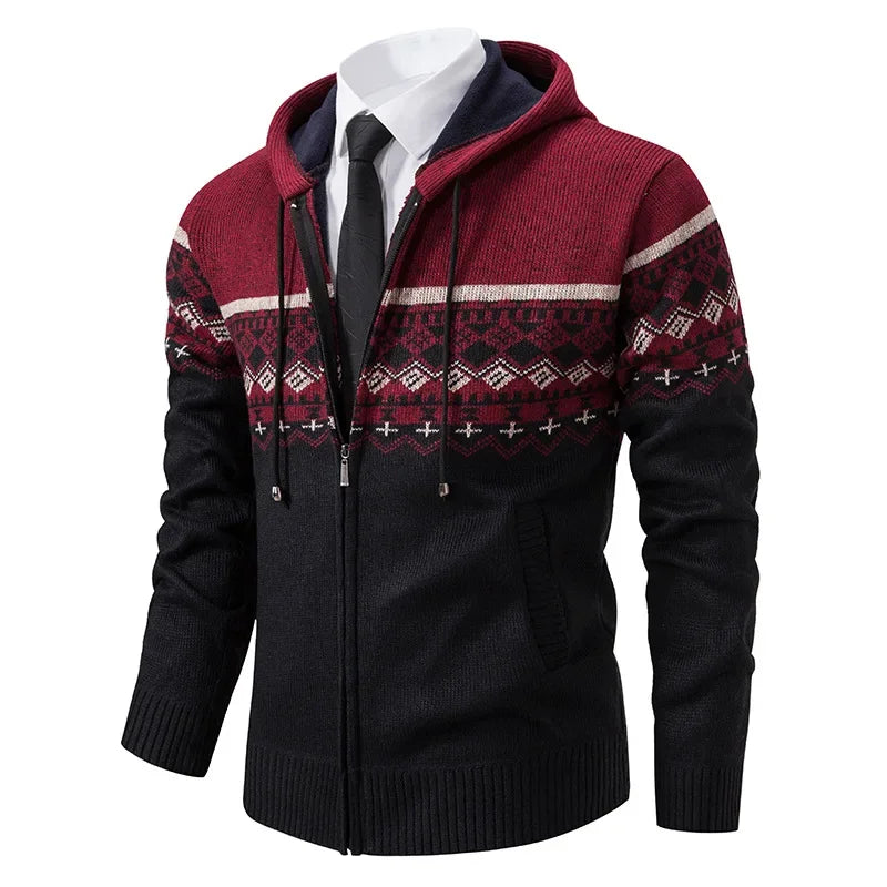 Felix | Patterned Thick-Knit Cardigan