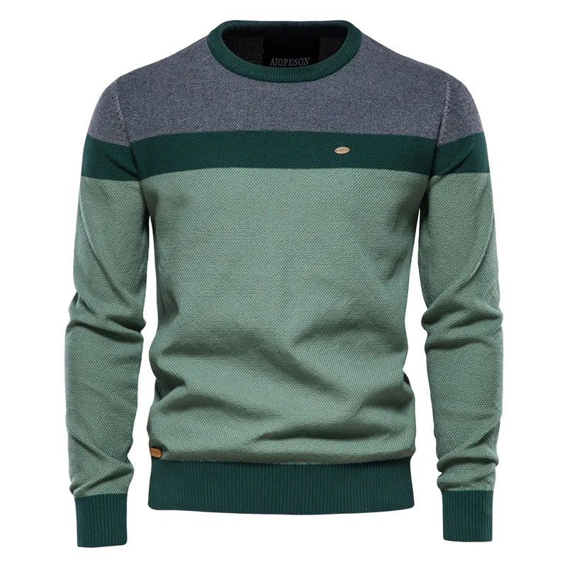 Magnus | Ribbed Cotton Crew Jumper