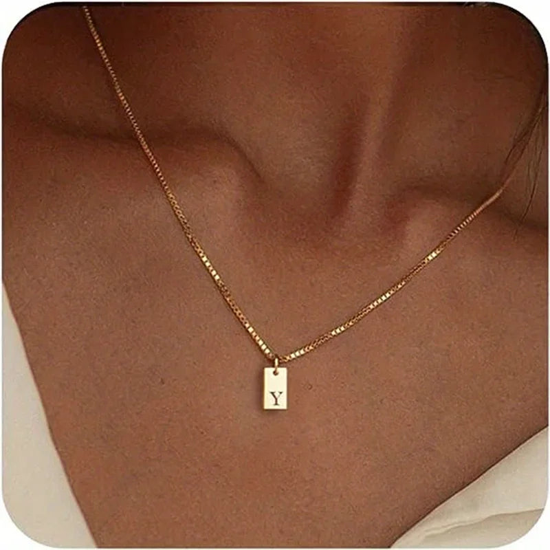 Ivy | Initial Pendant Necklace