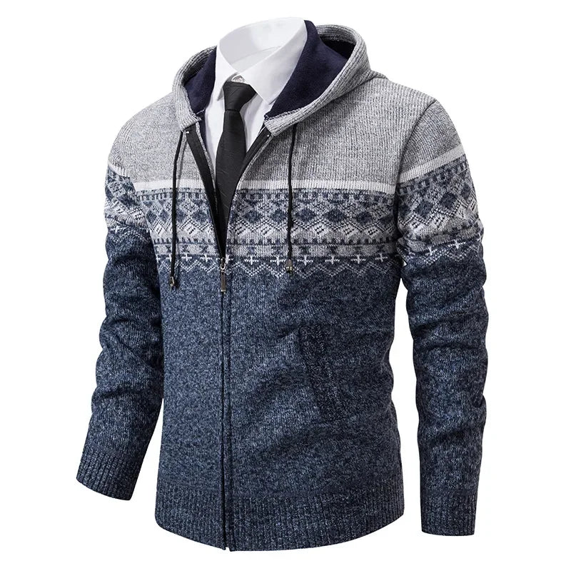 Felix | Patterned Thick-Knit Cardigan