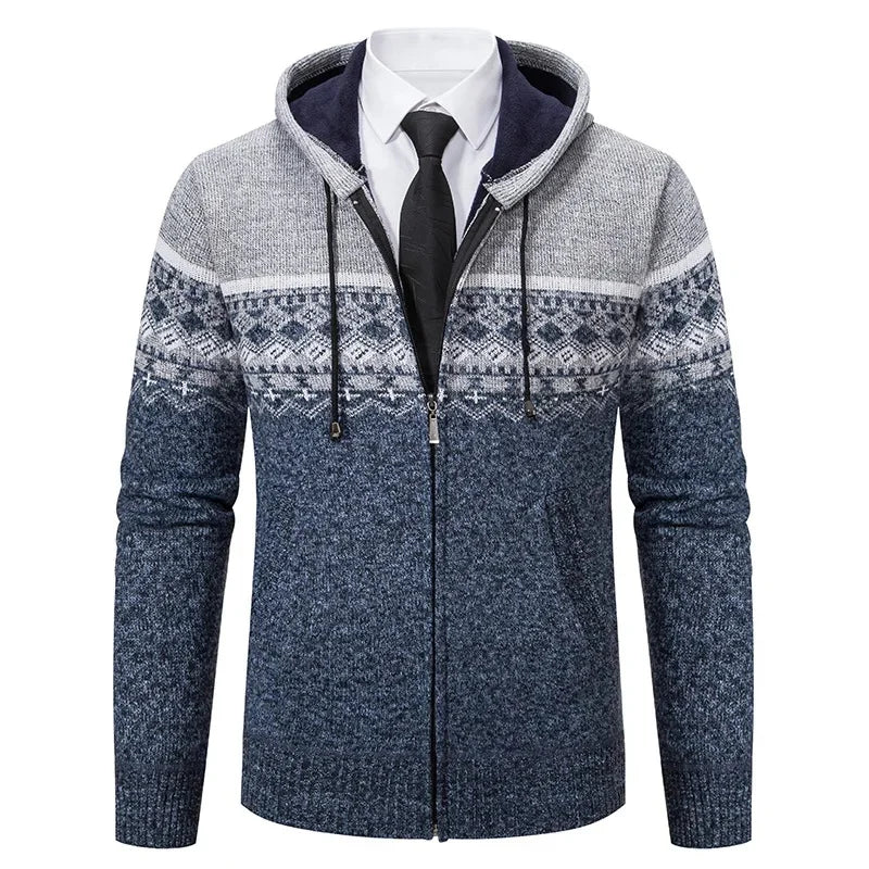 Felix | Patterned Thick-Knit Cardigan